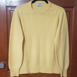 100% Pure Cashmere Cable Knit Sweater
